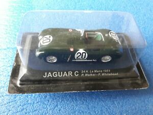 【送料無料】ホビー　模型車　車　レーシングカー ジャガールマン152 altaya jaguar c le mans 1951 scala 143 blister cvgm319