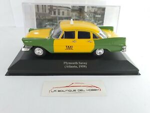 【送料無料】ホビー　模型車　車　レーシングカー プリマスサヴォイタクシーアトランタplymouth savoy taxi atlanta altaya escala 143