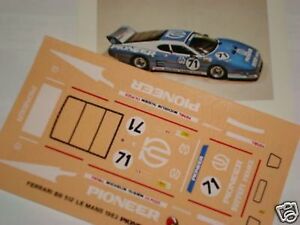 【送料無料】ホビー　模型車　車　レーシングカー フェラーリパイオニアルマンデカールferrari 512 bb pioneer le mans 1982 143 decals