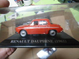 【送料無料】ホビー　模型車　車　レーシングカー ルノーネットワークショーケースボックスrenault dauphine 1961 ixoaltaya 143 boite vitrine