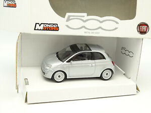 【送料無料】ホビー　模型車　車　レーシングカー モンドフィアットシルバーmondo 143 fiat 500 silver