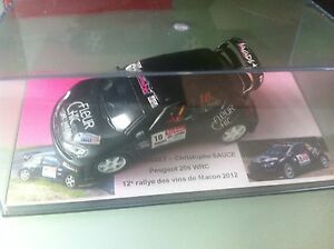 【送料無料】ホビー　模型車　車　レーシングカー デカールプジョーマコンラリーワイン decal1 43 peugeot 206 wrc rally vins de macon