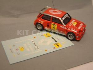 【送料無料】ホビー　模型車　車　レーシングカー デカールcルノーマキシターボティエラdecal calca 143 renault 5 maxi turbo philips g barreras cto esp tierra 89
