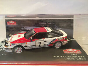 【送料無料】ホビー　模型車　車　レーシングカー トヨタセリカグアテマラモンテカルロラリースケールtoyota celica gt4 rallye monte carlo 1991 scale 143 altaya