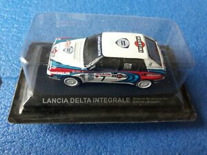 【送料無料】ホビー　模型車　車　レーシングカー ランチアデルタラリーモンテカルロスカラ147 altaya lancia delta integrale rallye montecarlo scala 143 blister cvgm319