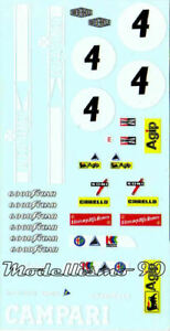 【送料無料】ホビー　模型車　車　レーシングカー デカールアルファロメオ＃ワトキンズグレンベルdecal 143 alfa romeo 33tt12 4 winner 6h watkins glen 1975 pescarolobell