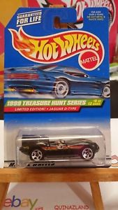 【送料無料】ホビー　模型車　車　レーシングカー ホットホイールズトレジャーハントジャガータイプｃｐhot wheels treasure hunt jaguar dtype 1999936 cp01