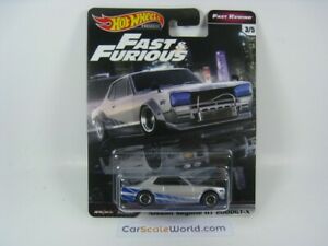 【送料無料】ホビー　模型車　車　レーシングカー スカイラインハイテンショングアテマラnissan skyline ht 2000 gtx fast and furious fast rewind hotwheels 35