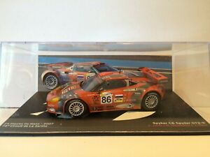 【送料無料】ホビー　模型車　車　レーシングカー スパイカースパイダールマンスケールspyker c8 spyder gt2r 24 heures du mans 2007 scale 143 altaya