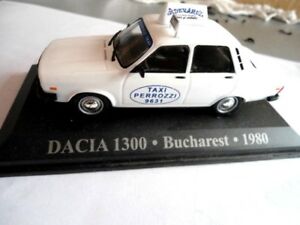 【送料無料】ホビー　模型車　車　レーシングカー ブカレストタクシーdacia 1300 , bucharest , 1980 taxi du monde altaya 143 metal