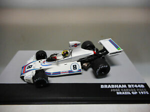 【送料無料】ホビー　模型車　車　レーシングカー ブラバムブラジルグランプリパイロットブラジルネットワークbrabham bt44b jcpace brazil gp 1975 fig pilot brazil formula f1 ixo 143