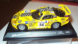 【送料無料】ホビー　模型車　車　レーシングカー ルマンクライスラーバイパー143ieme 24h du mans chrysler viper gtsr 2000