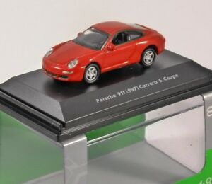 【送料無料】ホビー　模型車　車　レーシングカー ポルシェカレラスケールモデルカットporsche 911 997 carrera s coupe rouge echelle 187 modele welly