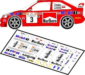 【送料無料】ホビー　模型車　車　レーシングカー デカールフォードエスコート＃ラリーdecals 143 ford escort wrc 3 kulig rallye wisly 1999 d43008