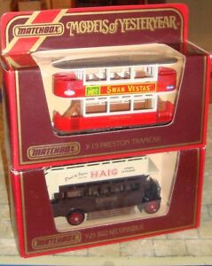 【送料無料】ホビー　模型車　車　レーシングカー マッチオムニバスモデルトラムプレストンボックスmatchboxmodels of yesteryear 1922 aec omnibus amp; preston de tramwaycret 12,226円