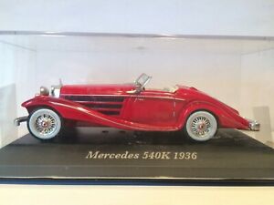 【送料無料】ホビー　模型車　車　レーシングカー メルセデススケールmercedes 540k 1936 scale 143 altaya 12,056円