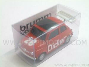 【送料無料】ホビー　模型車　車　レーシングカー フィアットfiat 500 brums didier special edition 143 brumm br012 12,056円