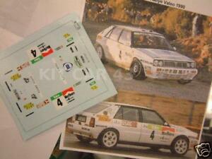 【送料無料】ホビー　模型車　車　レーシングカー デカールcランチアデルタラリーdecal calca 143 lancia delta hf 16v j puras rally valeo 1990