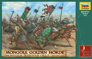 【送料無料】ホビー　模型車　車　レーシングカー モンゴルゴールデンプラスチックキットモデルmongols golden horde figure plastic kit 172 model zvezda