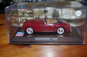 【送料無料】ホビー　模型車　車　レーシングカー ネットワークスポーツカブリオレボックスixo altaya 143eme simca 8 sport cabriolet de 1949 comme neuf en boite 13,075円