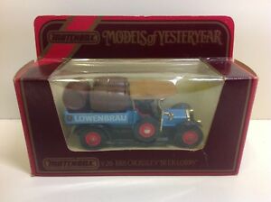 【送料無料】ホビー　模型車　車　レーシングカー ビールトロッコマッチモデルmatchbox models of yesteryear y26 crossley beer lorry 1918 12,905円