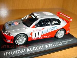 【送料無料】ホビー　模型車　車　レーシングカー ヒュンダイアクセント＃hyundai accent wrc 143 montecarlo 2003 loixsmetts 11