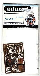 【送料無料】ホビー　模型車　車　レーシングカー エドゥアルドeduard 172 72094 photoetched fotoincisioni mig 21 f bis