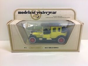 【送料無料】ホビー　模型車　車　レーシングカー ロールスロイスマッチモデルmatchbox models of yesteryear y7 rolls royce 1912