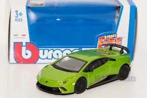 【送料無料】ホビー　模型車　車　レーシングカー スケールモデルlamboghini huracan green, bburago 1830397, scale 143, toy car model gift boy