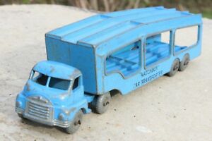 【送料無料】ホビー　模型車　車　レーシングカー マッチベッドフォードmatchbox a2a bedford car transporter bon etat 1950 s