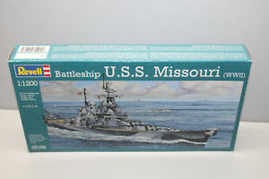【送料無料】ホビー　模型車　車　レーシングカー ミズーリパッキングrevell 05128 battleship ussmissouri 11200 emballage dorigine