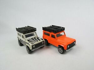 【送料無料】ホビー　模型車　車　レーシングカー チアリーダーランドローバーx2 majorette land rover