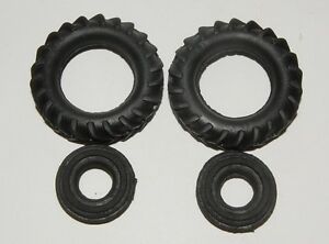 【送料無料】ホビー　模型車　車　レーシングカー トターセットタイヤdinky 300, 301 and 27a tractor full set of tires