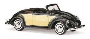 【送料無料】ホビー　模型車　車　レーシングカー ブッシュフォルクスワーゲンフォルクスワーゲンuカブリオレオープンbusch 46711 187h0 volkswagen vw hebmuller cabriolet ouverture noir 12,056円