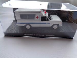 【送料無料】ホビー　模型車　車　レーシングカー シボレーchevrolet c10 ambulance 007 moonraker 2010 ge fabbri
