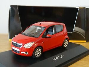 【送料無料】ホビー　模型車　車　レーシングカー モデルオペルレッドモデルschuco opel agila mk2 2008 rouge modele de voiture 1088095 143