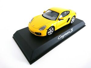 【送料無料】ホビー　模型車　車　レーシングカー ポルシェケイマンポルシェトランスミッションミニチュアカーコレクションporsche cayman s jaune 143 norev boite porsche voiture miniature collection