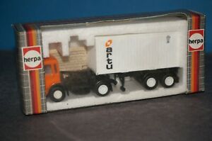 【送料無料】ホビー　模型車　車　レーシングカー box7] herpa 820220 camion man f8 container semiremorque artu 187 ovp