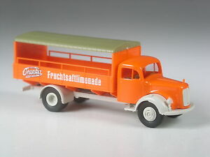 【送料無料】ホビー 模型車 車 レーシングカー トップメルセデスレモネードオレンジtop brekina mercedes l 311 oranka limonade orange en ovp