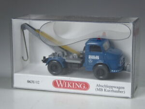 【送料無料】ホビー　模型車　車　レーシングカー クラスメルセデスボックスレッカーclasse wiking mercedes 1413 kurzhauber depanneuse bleu dans neuf dans sa boite