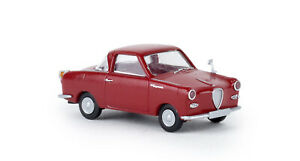 【送料無料】ホビー　模型車　車　レーシングカー ルビーレッドカットbrekina 27854 goggomobil coupe rouge rubis, h0, neuf 2019