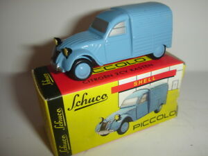 【送料無料】ホビー　模型車　車　レーシングカー シトロエンボックスモデルピッコロcitroen 2 cv kastenwagen ref 5911 en boite schuco piccolo