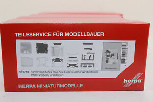 【送料無料】ホビー　模型車　車　レーシングカー キャブオリジナルパッケージherpa 084758 cabine man tgx xxl c sans wlb 187 h0 neuf emballage dorigine