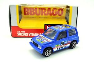 【送料無料】ホビー　模型車　車　レーシングカー ミニチュアスズキスケールダイカストeラリーminiature voiture suzuki raid echelle 143 diecast burago modelisme rally