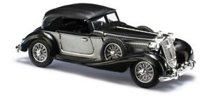 【送料無料】ホビー　模型車　車　レーシングカー ブッシュカブリオレクローズbusch 41327 187 h0 horch 853 cabriolet ferme argent neuf
