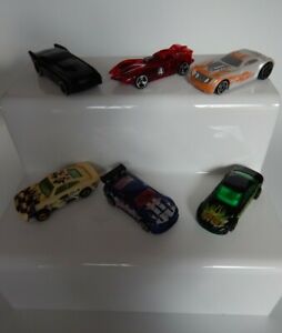 【送料無料】ホビー　模型車　車　レーシングカー ホットホイール×プッシュhot wheels toy pousse voitures x 6
