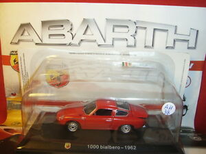 【送料無料】ホビー　模型車　車　レーシングカー フィアットアバルトパンフレットアシェット143 abarth fiat 1000 bialbero 1962 brochure hachette n 38