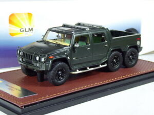 【送料無料】ホビー　模型車　車　レーシングカー ハンマーボックスki1119 glm hummer h2 sut 6achser 2012 in 143 en neuf dans sa boite