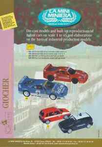【送料無料】ホビー　模型車　車　レーシングカー ミニフィアットフェラーリフィアットウノプラグインfiche la mini miniera giocher fiat 600 ferrari fiat uno 143