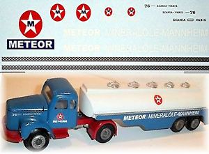 【送料無料】ホビー　模型車　車　レーシングカー マンハイムscania 76 meteor huiles minerales mannheim semiremorque de ravitallement 187